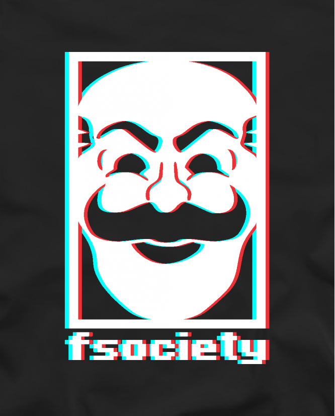 Marškinėliai Mr. Robot society
